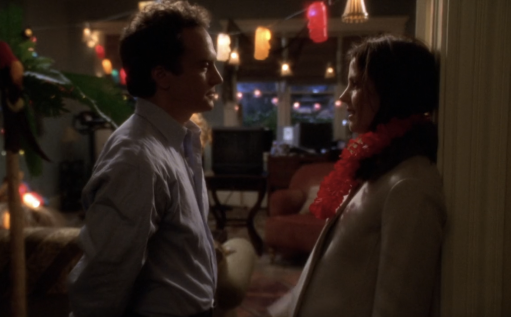 Bradley Whitford and Mary-Louise Parker as Josh and Amy on 'The West Wing'