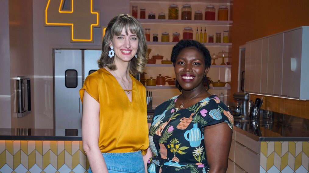 CRIME SCENE KITCHEN: L-R: Contestants Jessica and Lenore. CR/ FOX. ©2024 FOX Media LLC.