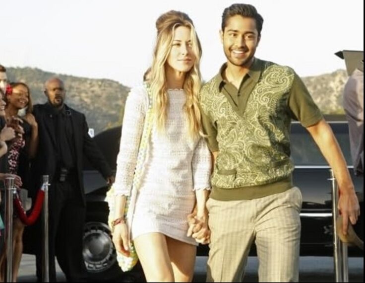 Manish Dayal and Gillian Zinser in 90210