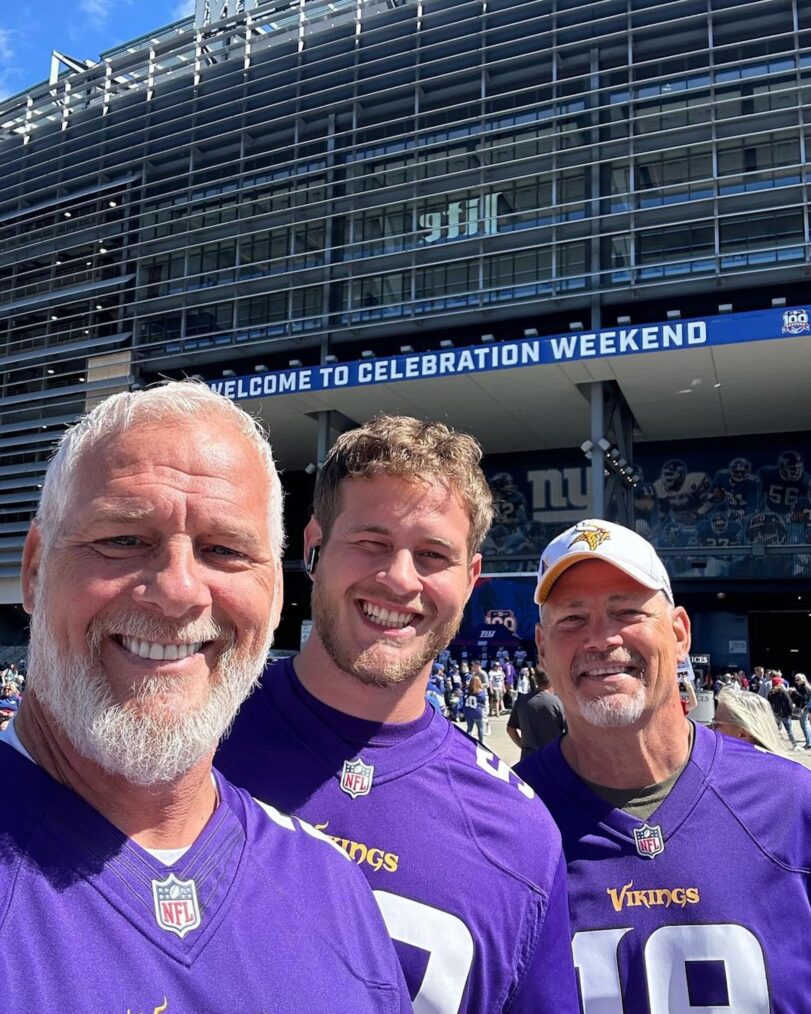 Mark Anderson of 'The Golden Bachelorette' with son and friend.