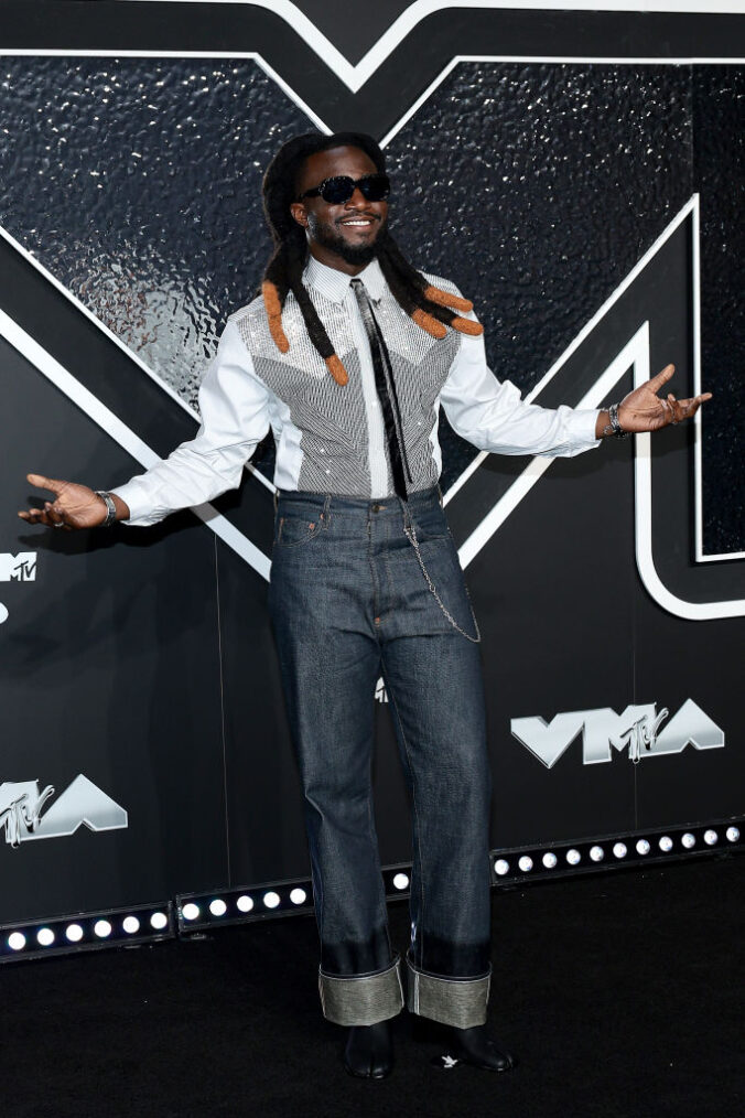 Shaboozey attends the 2024 MTV Video Music Awards at UBS Arena on September 11, 2024 in Elmont, New York.