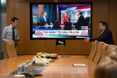 Adam Godley and Kieran Culkin in Succession Season 4 - 'America Decides'