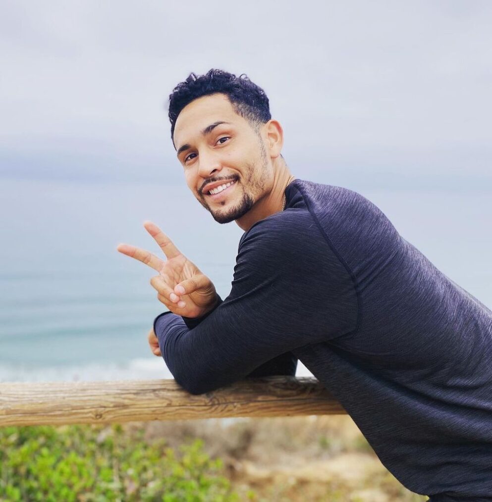 Thomas Jacobs by the beach
