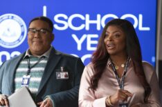Ben Onyx Dowdy and Janelle James in 'Abbott Elementary' Season 4