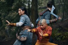 Kiawentiio as Katara, Gordon Cormier as Aang, Ian Ousley as Sokka in 'Avatar: The Last Airbender' Season 1