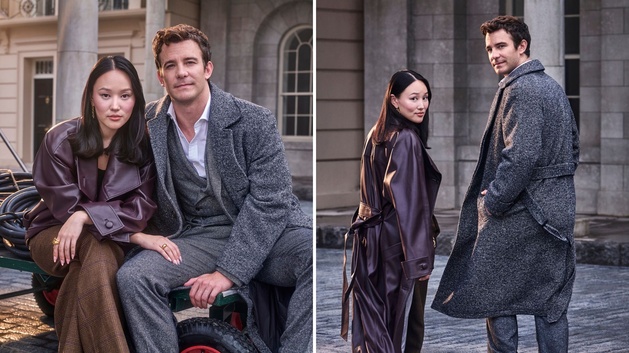 'Bridgerton' Season 4 Photos Get a First Look at Luke Thompson and Yerin Ha as Benedict and Sophie