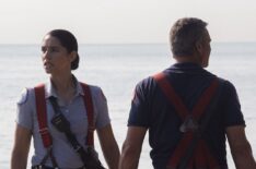 Miranda Rae Mayo as Stella Kidd and Taylor Kinney as Kelly Severide — 'Chicago Fire' Season 13 Episode 2 'Ride the Blade'