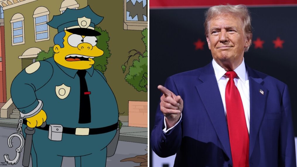 Chief Wiggum and Donald Trump