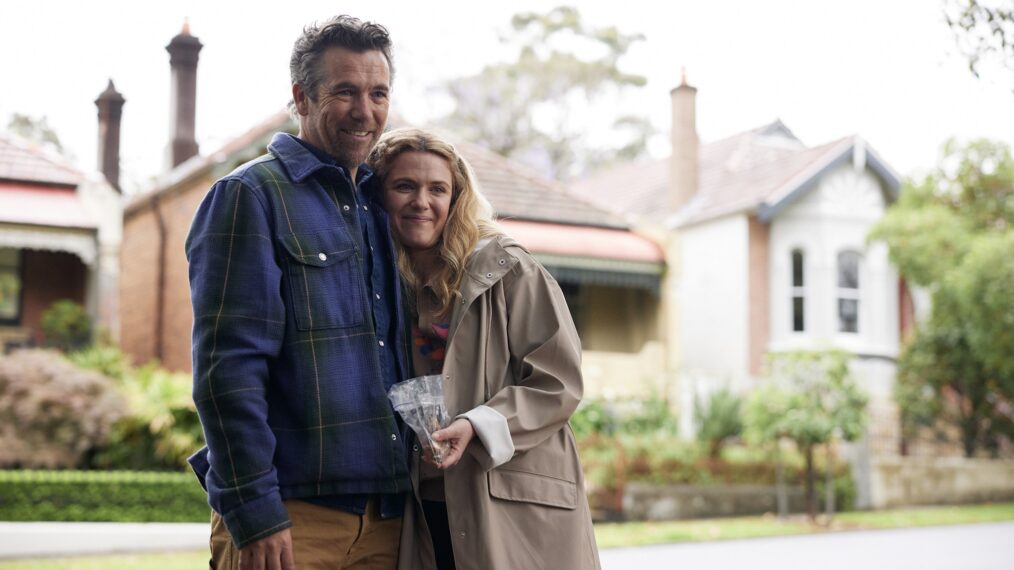 Patrick Brammall and Harriet Dyer in 'Colin From Accounts'