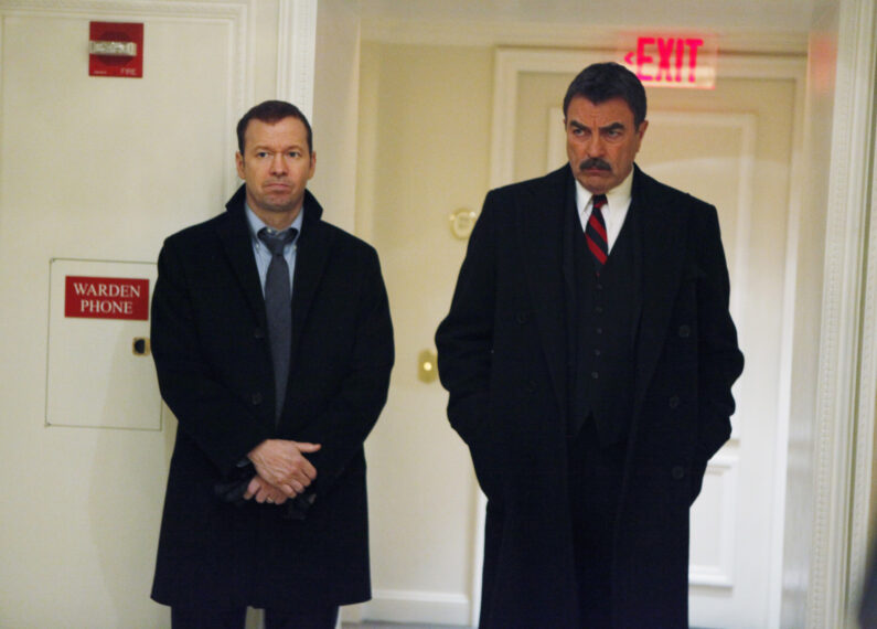 Donnie Wahlberg and Tom Selleck - 'Blue Bloods'