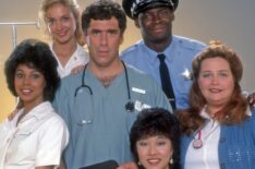 Lynne Moody, Corinne Bohrer, Elliott Gould, Bruce Young, Conchata Ferrell, Shuko Akune in E/R