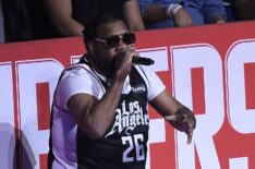 Fatman Scoop performs at Staples Center