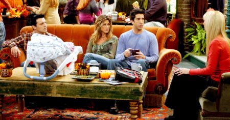 Matt LeBlanc, Jennifer Aniston, David Schwimmer, Lisa Kudrow on Friends