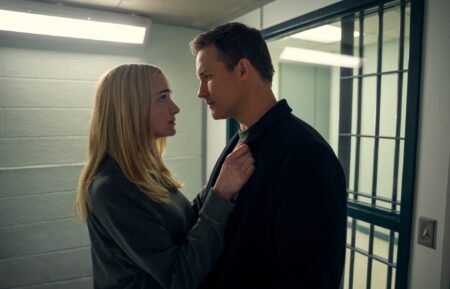 Brianne Howey as Georgia Miller, Scott Porter as Paul in 'Ginny & Georgia' Season 3