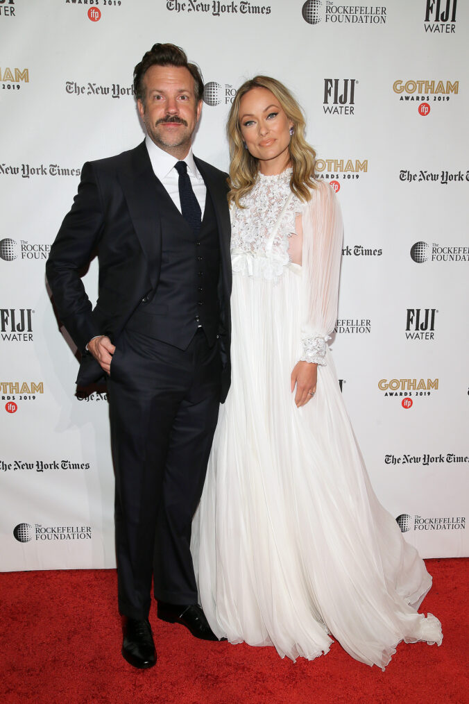 Jason Sudeikis and Olivia Wilde attend the IFP's 29th Annual Gotham Independent Film Awards at Cipriani Wall Street on December 02, 2019 in New York City.