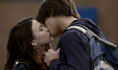 Malese Jow as Anna and Steven R. McQueen as Jeremy Gilbert in 'The Vampire Diaries'