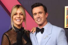 Kaitlin Olson and Rob McElhenney attend the 76th Primetime Emmy Awards at Peacock Theater on September 15, 2024 in Los Angeles, California.