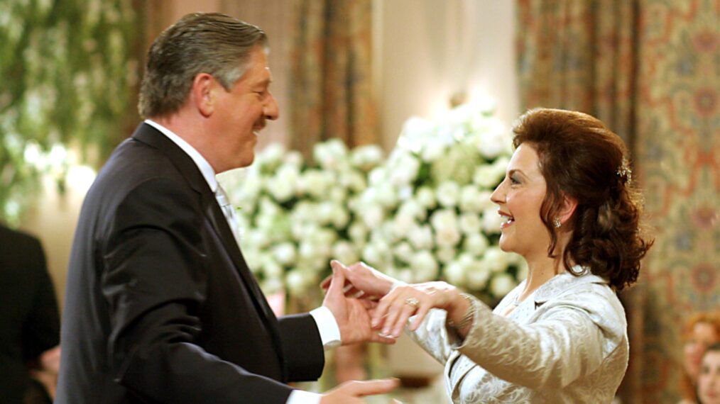Kelly Bishop and Edward Herrmann in 'Gilmore Girls'