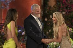 Kelsey Anderson, Mark Anderson, and Joan Vassos on 'The Golden Bachelorette'