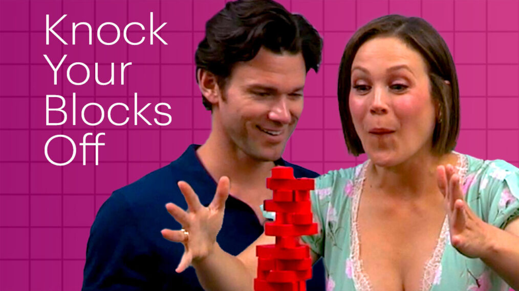 Kevin McGarry and Erin Krakow play Knock Your Blocks Off: Swooon Edition