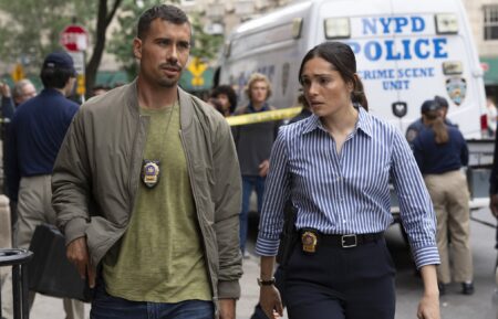 Octavio Pisano as Det. Joe Velasco, Juliana Aidén Martinez as Det. Kate Silva — 'Law & Order: SVU' Season 26 Premiere 