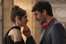 Lily Collins as Emily, Eugenio Franceschini as Marcello in 'Emily in Paris' Season 4