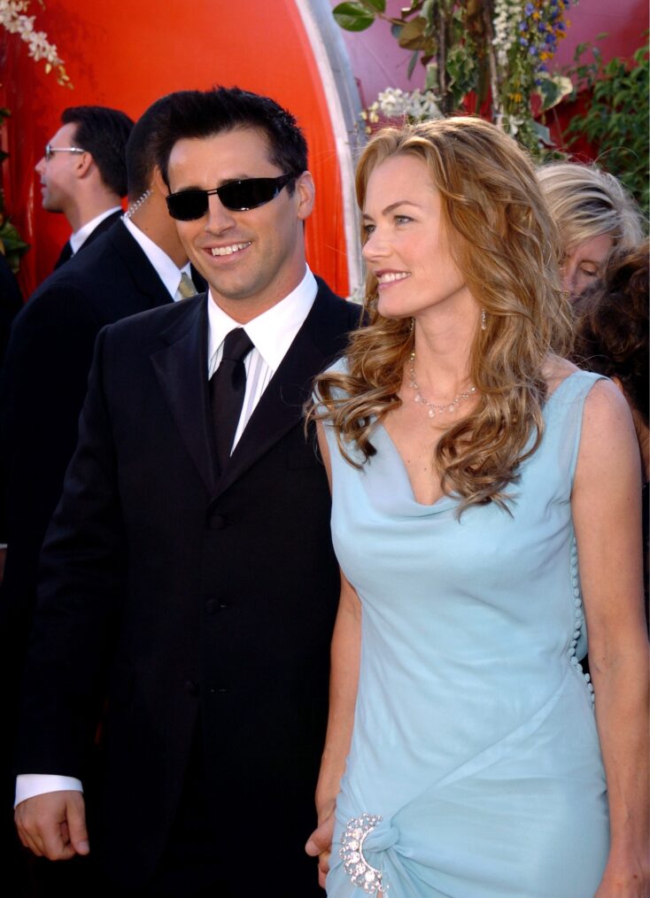 Matt LeBlanc and wife Melissa McKnight during The 56th Annual Primetime Emmy Awards