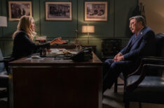 Mira Sorvino and Tom Selleck on 'Blue Bloods'