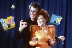 Dan Aykroyd & Bette Midler at the 1984 Video Music Awards