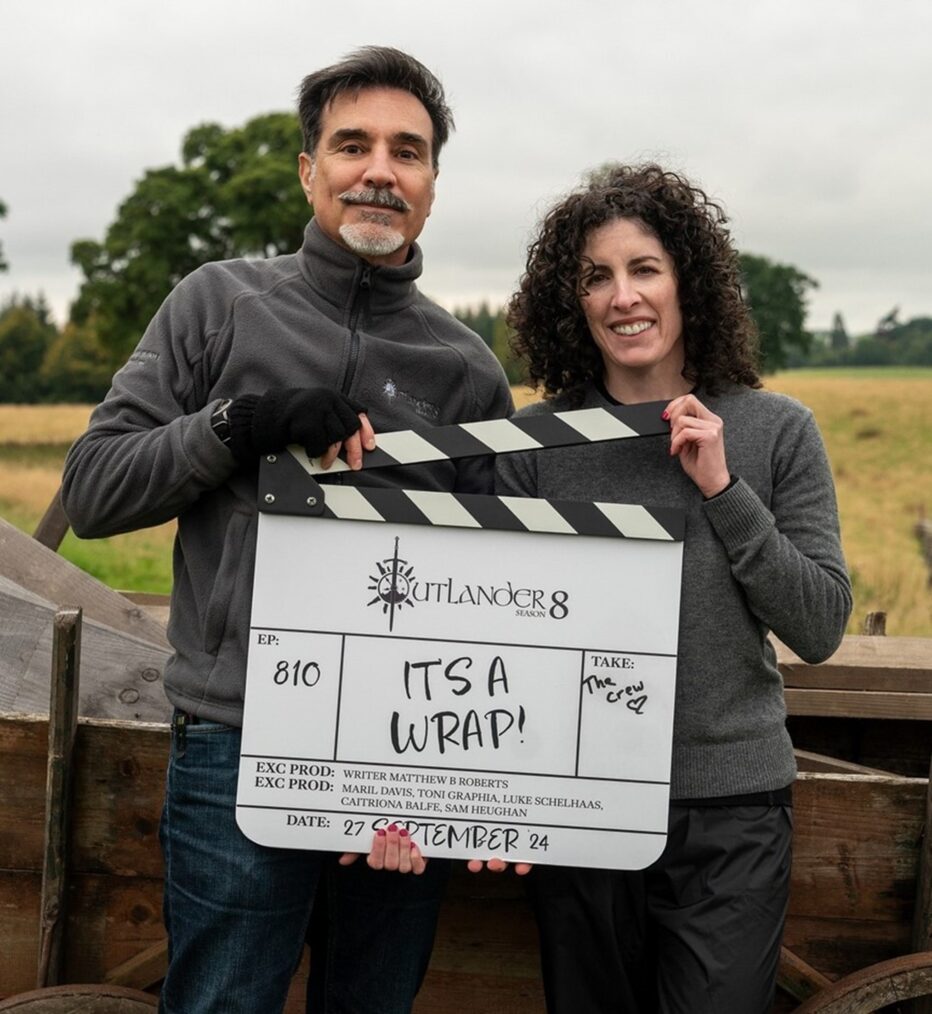 Matthew B. Roberts and Maril Davis wrap filming on 'Outlander' Season 8