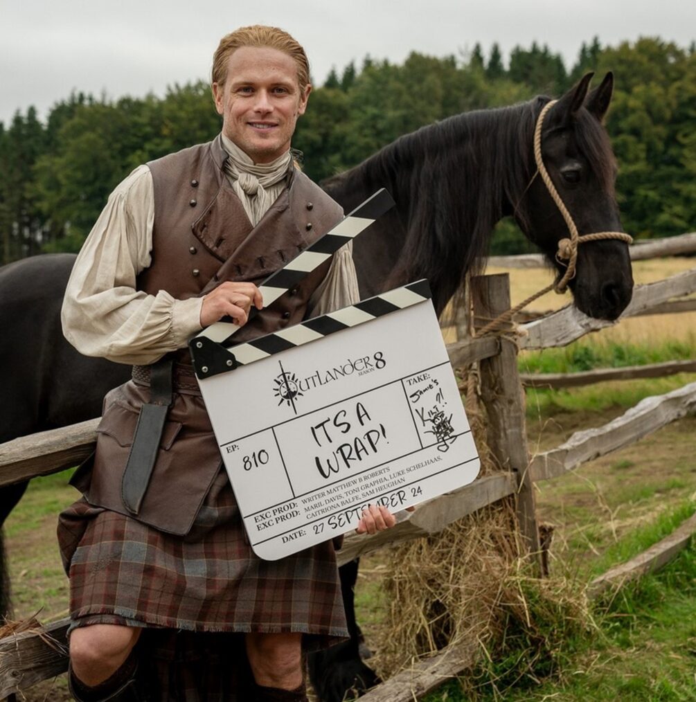 Sam Heughan wraps filming on 'Outlander' Season 8