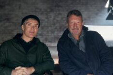 Cillian Murphy and Steven Knight — 'Peaky Blinders' Movie Set