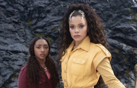 Leah Sava Jeffries as Annabeth Chase, Andra Day as Athena for 'Percy Jackson and the Olympians' Season 2