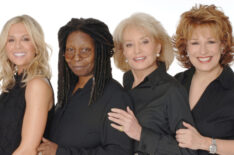 Elisabeth Hasselbeck, Whoopi Goldberg, Barbara Walters, and Joy Behar of 'The View'