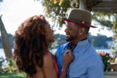 DeWanda Wise as Sloane and Blair Underwood as Richard — 'Three Women'