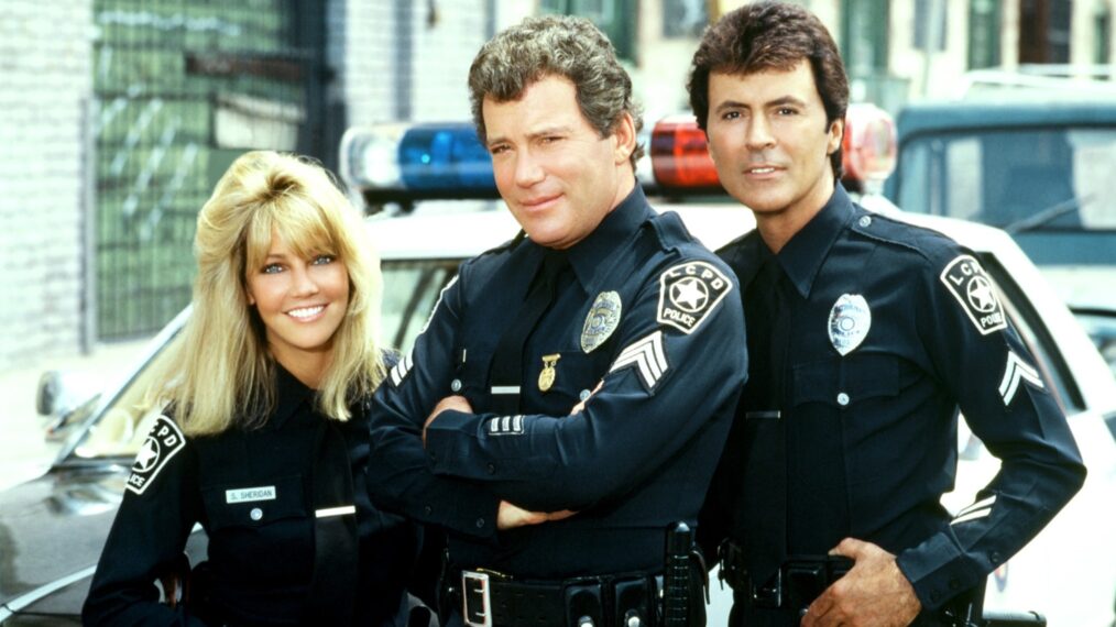 Heather Locklear, William Shatner, and James Darren in 'T.J. Hooker'