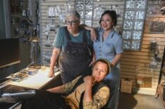 Abby McEnay, Fiona Rene and Eric Graise — Behind the Scenes of 'Tracker' Season 2 Premiere 'Out of the Past'