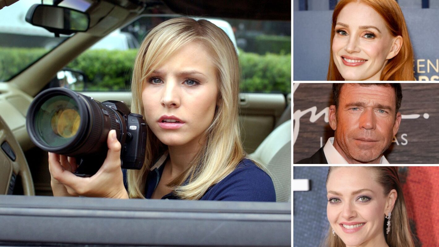 Kristen Bell as Veronica Mars in 'Veronica Mars', Jessica Chastain, Taylor Sheridan, Amanda Seyfried