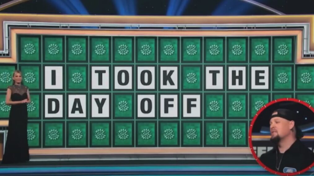 'Wheel of Fortune' million dollar puzzles Joel Madden