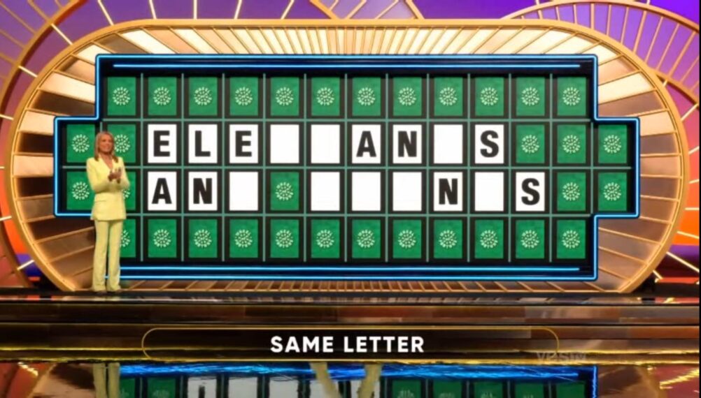 Vanna White on Wheel