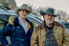 Katherine Barrell as Nicole Haught and Greg Lawson as Nedley — 'Wynonna Earp: Vengeance'
