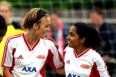 Keira Knightley and Parminder Nagra in 'Bend It Like Beckham.'