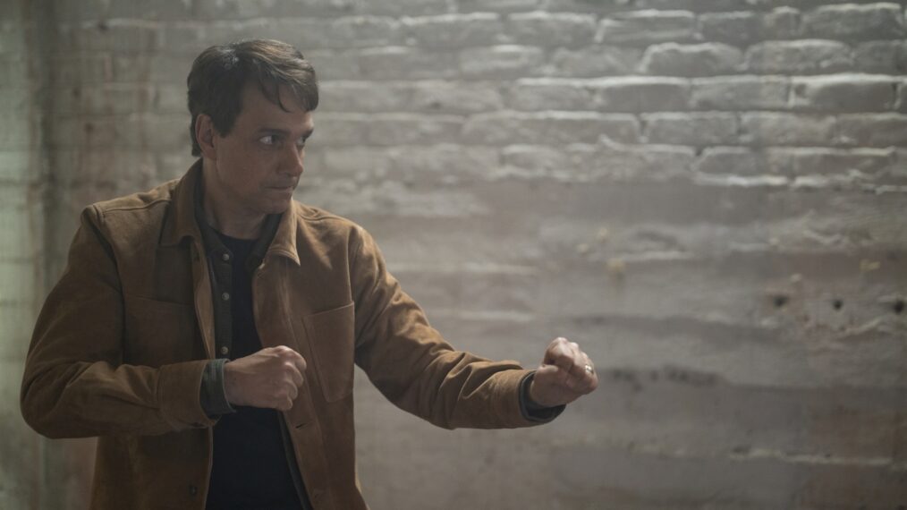 Ralph Macchio as Daniel LaRusso in Cobra Kai.