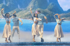 Stephani Sosa, Britt Stewart, and Kailyn Rogers in Dancing with the Stars - Disney Night