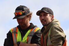 Tyson Lee and Parker Schnabel in claim in Gold Rush