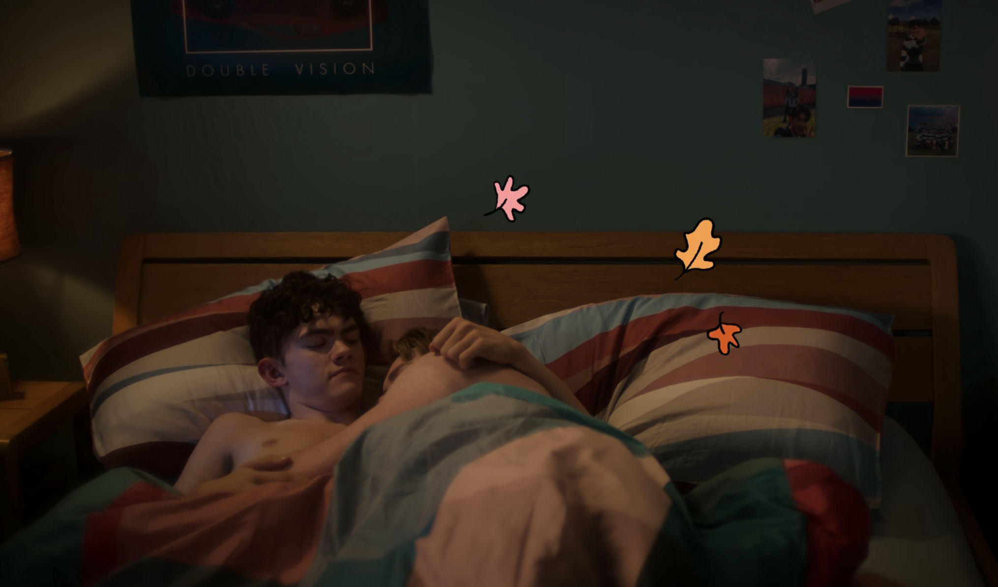 Joe Locke and Kit Connor in 'Heartstopper' Season 3