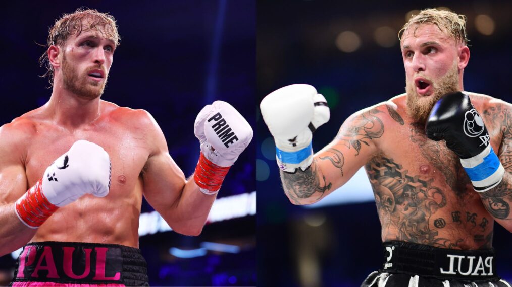 Left: Logan Paul, Right: Jake Paul