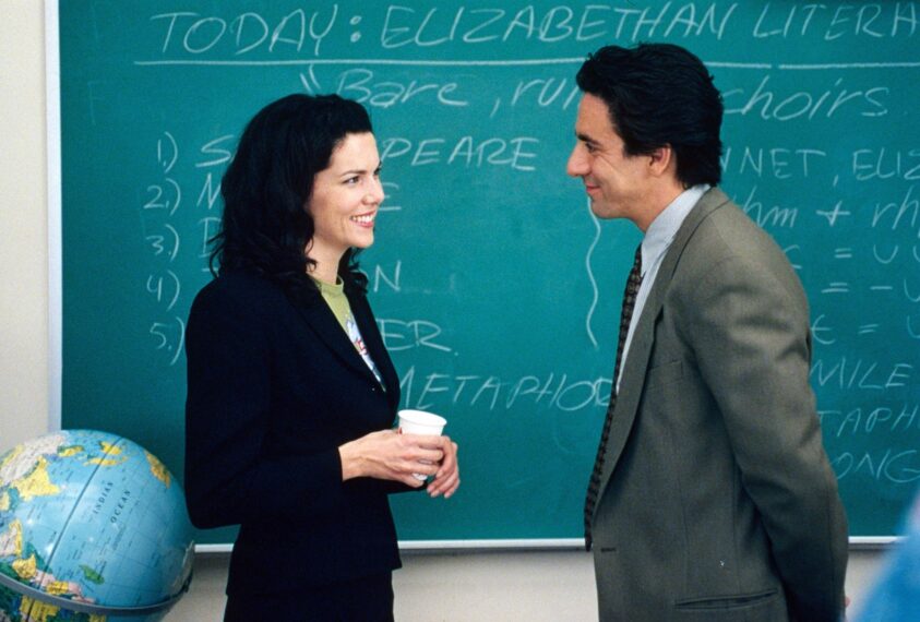 Lauren Graham, Scott Cohen in Gilmore Girls