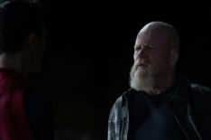 Tyler Hoechlin as Superman and Michael Cudlitz as Lex Luthor in Superman & Lois - 'What Kills You Only Makes You Stronger'