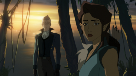 Vex and Percy in 'The Legend of Vox Machina'